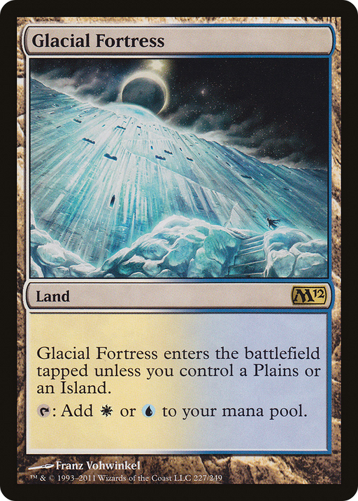 Glacial Fortress (M12-227) [Magic 2012] Foil MTG Single Wizards of the Coast