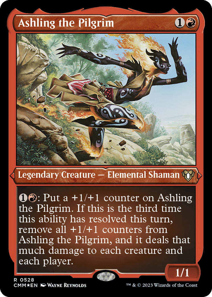 Ashling the Pilgrim (CMM-528) [Commander Masters] Etched Foil MTG Single Wizards of the Coast