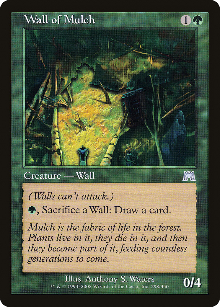 Wall of Mulch (ONS-298) [Onslaught] Foil MTG Single Wizards of the Coast