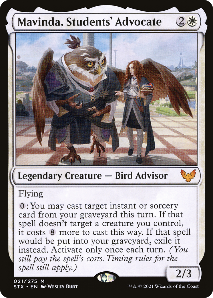 Mavinda, Students' Advocate (STX-021) [Strixhaven: School of Mages] Foil MTG Single Wizards of the Coast