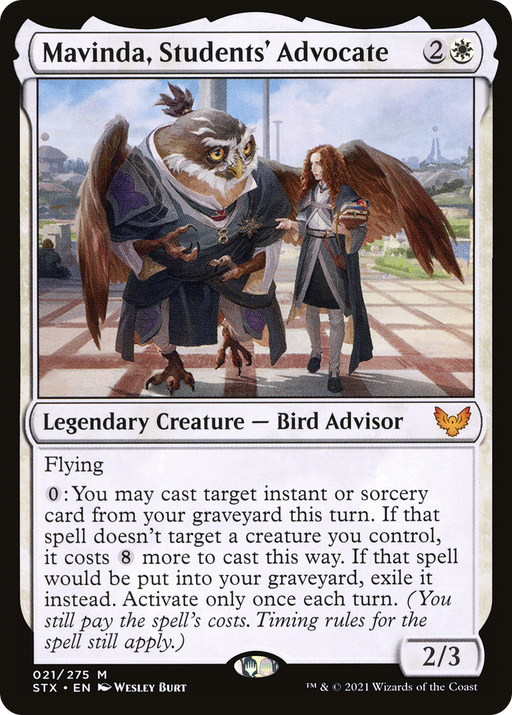 Mavinda, Students' Advocate (STX-021) [Strixhaven: School of Mages] Foil MTG Single Wizards of the Coast
