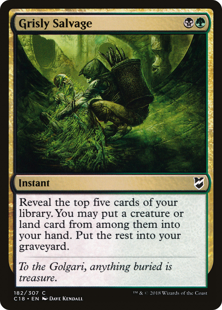 Grisly Salvage (C18-182) [Commander 2018] MTG Single Wizards of the Coast