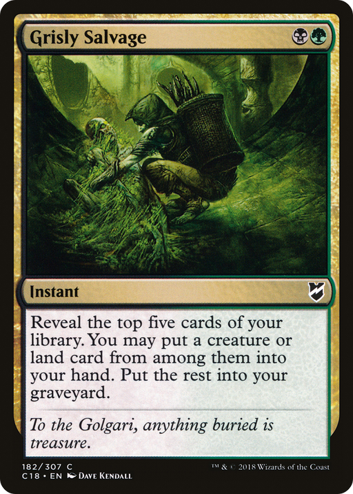Grisly Salvage (C18-182) [Commander 2018] MTG Single Wizards of the Coast