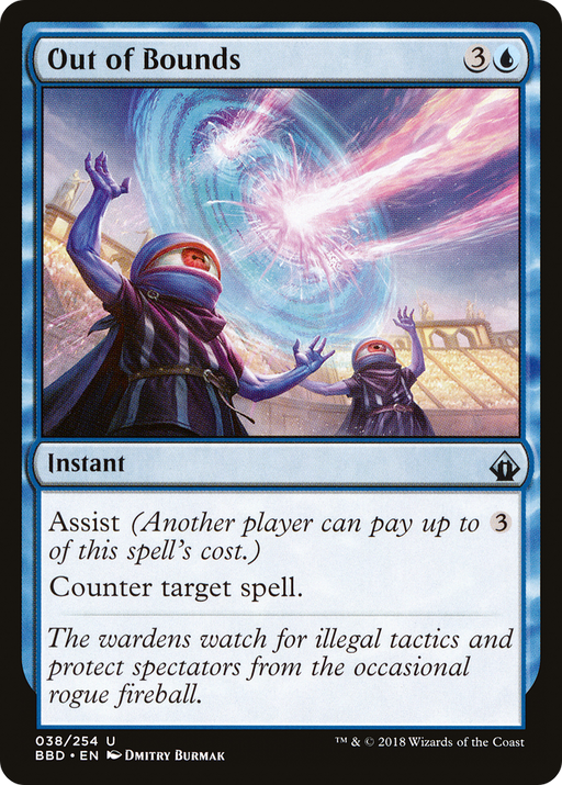 Out of Bounds (BBD-038) [Battlebond] MTG Single Wizards of the Coast