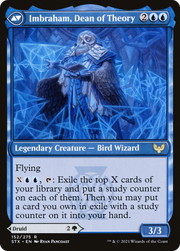Kianne, Dean of Substance // Imbraham, Dean of Theory (STX-152) [Strixhaven: School of Mages] Foil MTG Single Wizards of the Coast