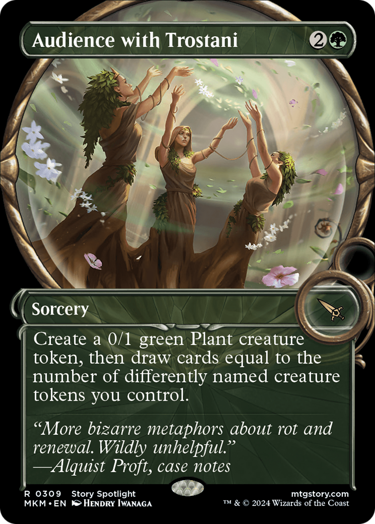 Audience with Trostani (MKM-309) [Murders at Karlov Manor] (Showcase) Foil MTG Single Wizards of the Coast