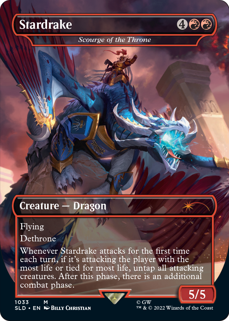 Stardrake - Scourge of the Throne (SLD-1033) [Secret Lair] Drop (Borderless) MTG Single Wizards of the Coast