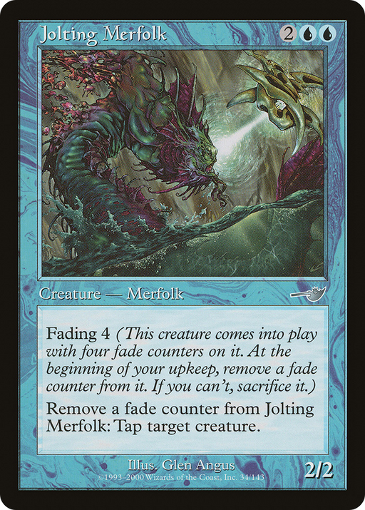 Jolting Merfolk (NMS-034) [Nemesis] MTG Single Wizards of the Coast