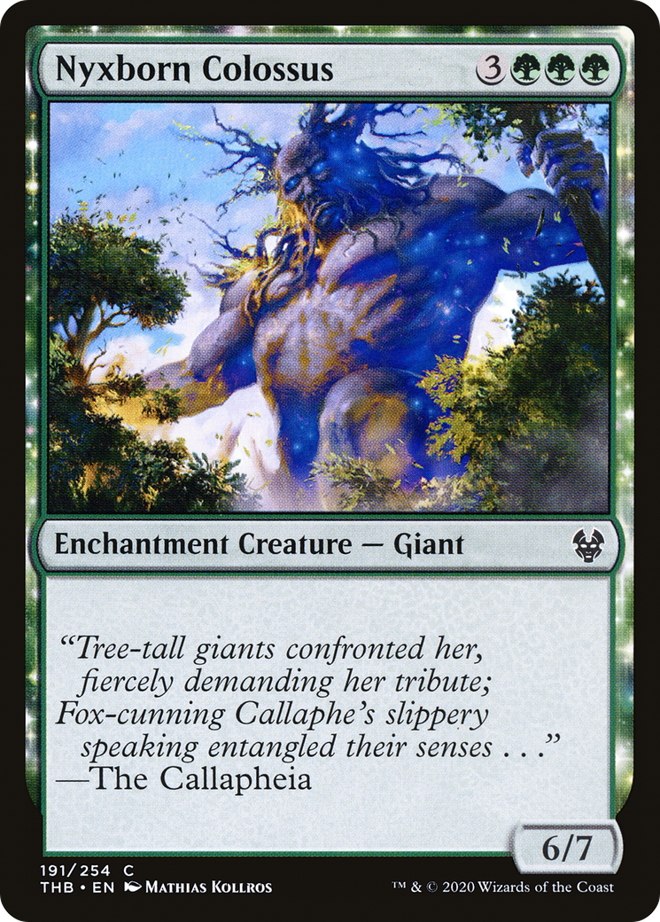 Nyxborn Colossus (THB-191) [Theros Beyond Death] Foil MTG Single Wizards of the Coast