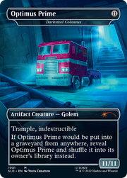 Optimus Prime - Darksteel Colossus (SLD-1081) [Secret Lair] Drop (Borderless) Foil MTG Single Wizards of the Coast