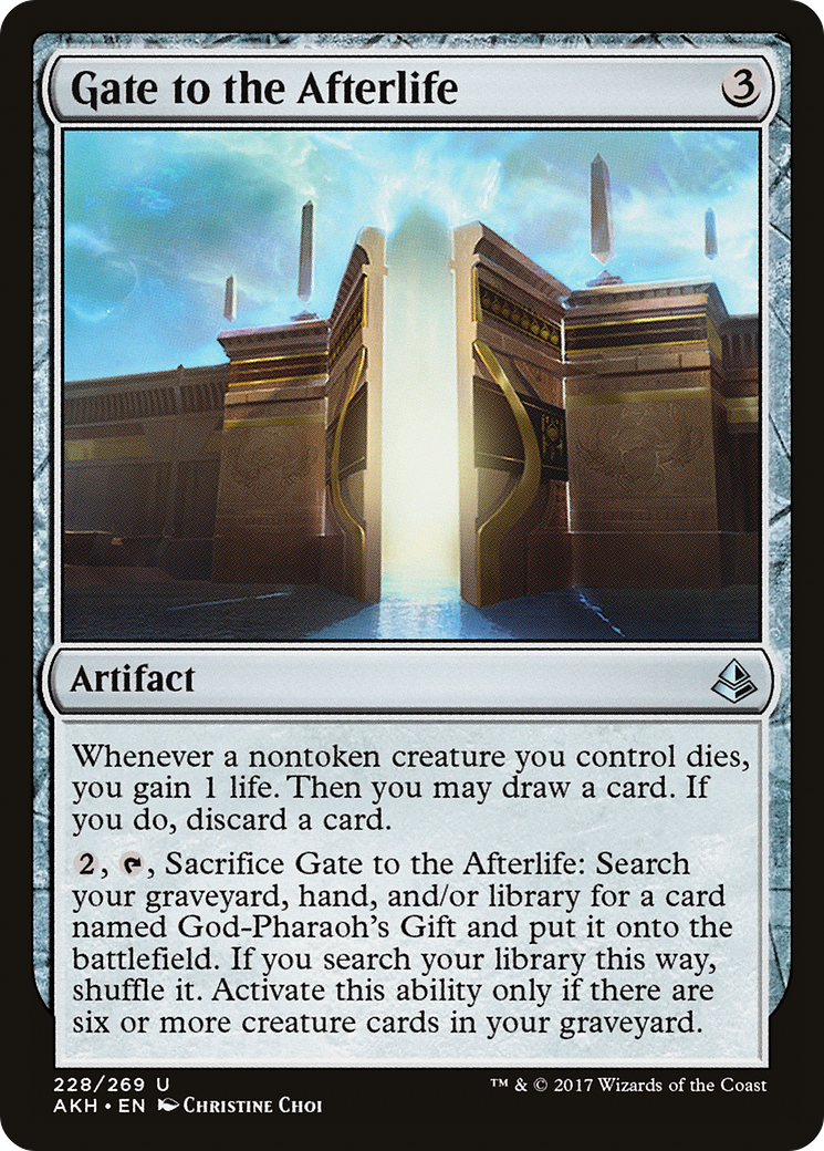 Gate to the Afterlife (AKH-228) [Amonkhet] Foil MTG Single Wizards of the Coast
