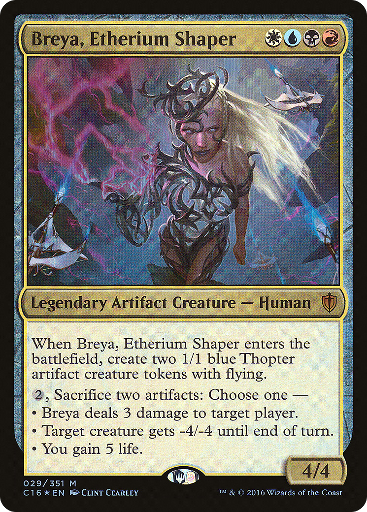 Breya, Etherium Shaper (C16-029) [Commander 2016] Foil MTG Single Wizards of the Coast