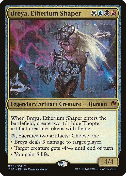 Breya, Etherium Shaper (C16-029) [Commander 2016] Foil MTG Single Wizards of the Coast