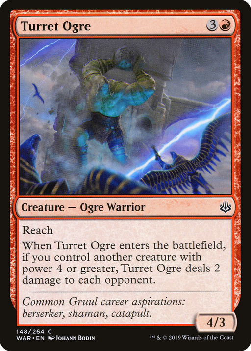 Turret Ogre (WAR-148) [War of the Spark] MTG Single Wizards of the Coast