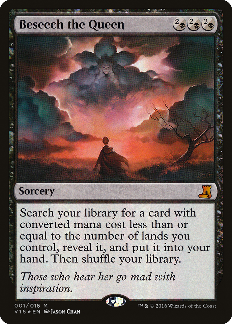 Beseech the Queen (V16-001) [Misc] From the Vault: Lore Foil MTG Single Wizards of the Coast