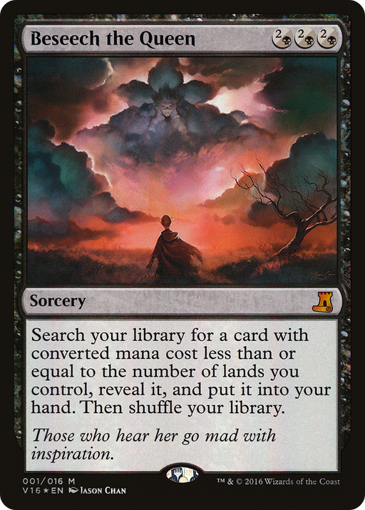 Beseech the Queen (V16-001) [Misc] From the Vault: Lore Foil MTG Single Wizards of the Coast