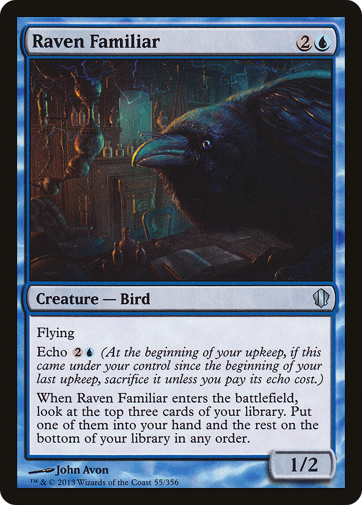 Raven Familiar (C13-055) [Commander 2013] MTG Single Wizards of the Coast