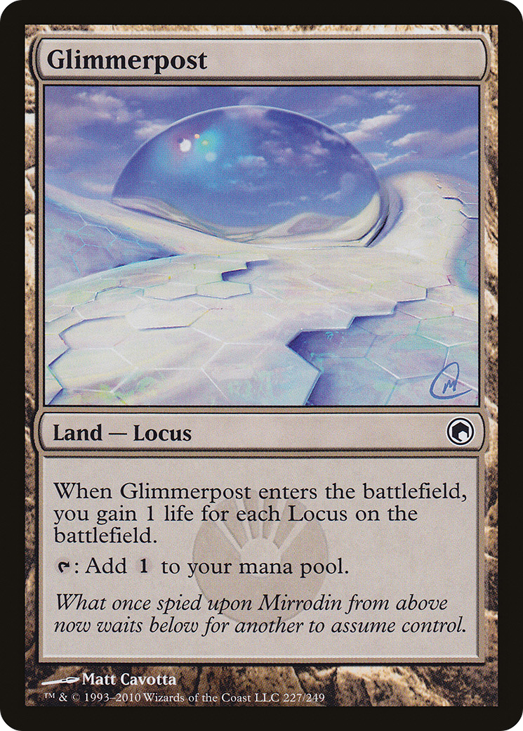 Glimmerpost (SOM-227) [Scars of Mirrodin] MTG Single Wizards of the Coast