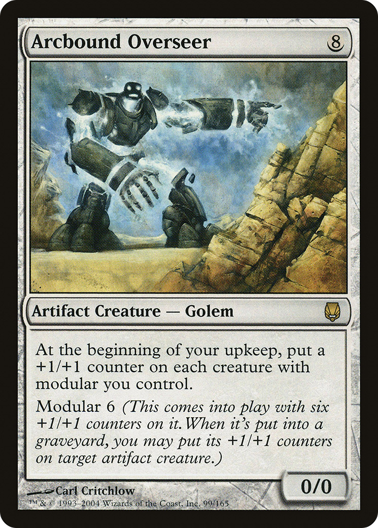 Arcbound Overseer (DST-099) [Darksteel] MTG Single Wizards of the Coast