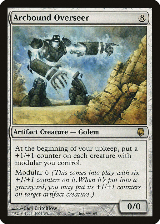 Arcbound Overseer (DST-099) [Darksteel] MTG Single Wizards of the Coast