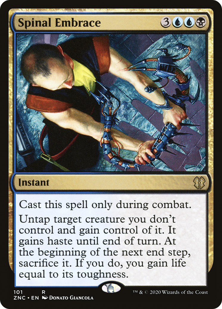 Spinal Embrace (ZNC-101) [Zendikar Rising Commander] MTG Single Wizards of the Coast