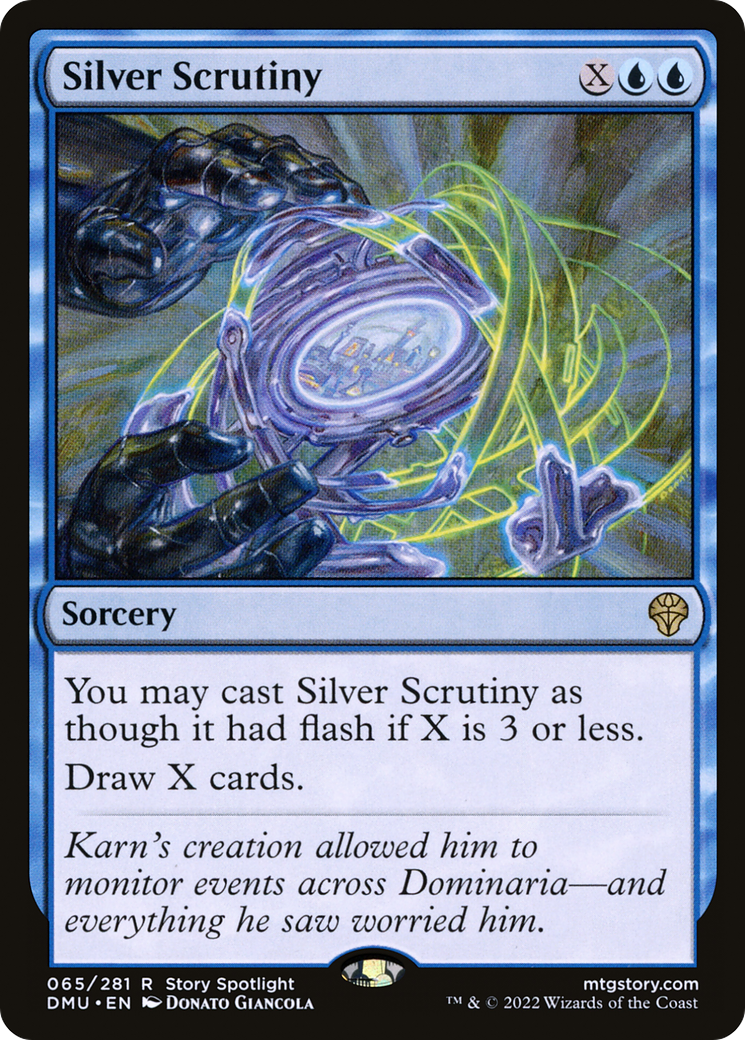 Silver Scrutiny (DMU-065) [Dominaria United] MTG Single Wizards of the Coast