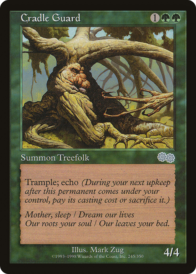 Cradle Guard (USG-245) [Urza's Saga] MTG Single Wizards of the Coast