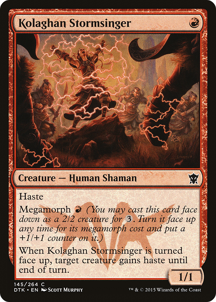 Kolaghan Stormsinger (DTK-145) [Dragons of Tarkir] MTG Single Wizards of the Coast