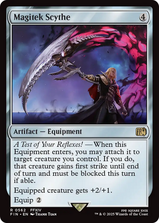Magitek Scythe (FIN-562) [FINAL FANTASY] Foil MTG Single Wizards of the Coast