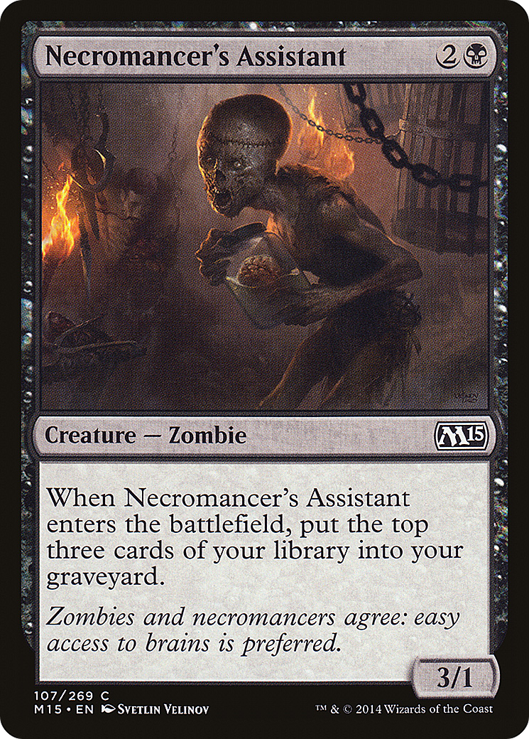 Necromancer's Assistant (M15-107) [Magic 2015] Foil MTG Single Wizards of the Coast
