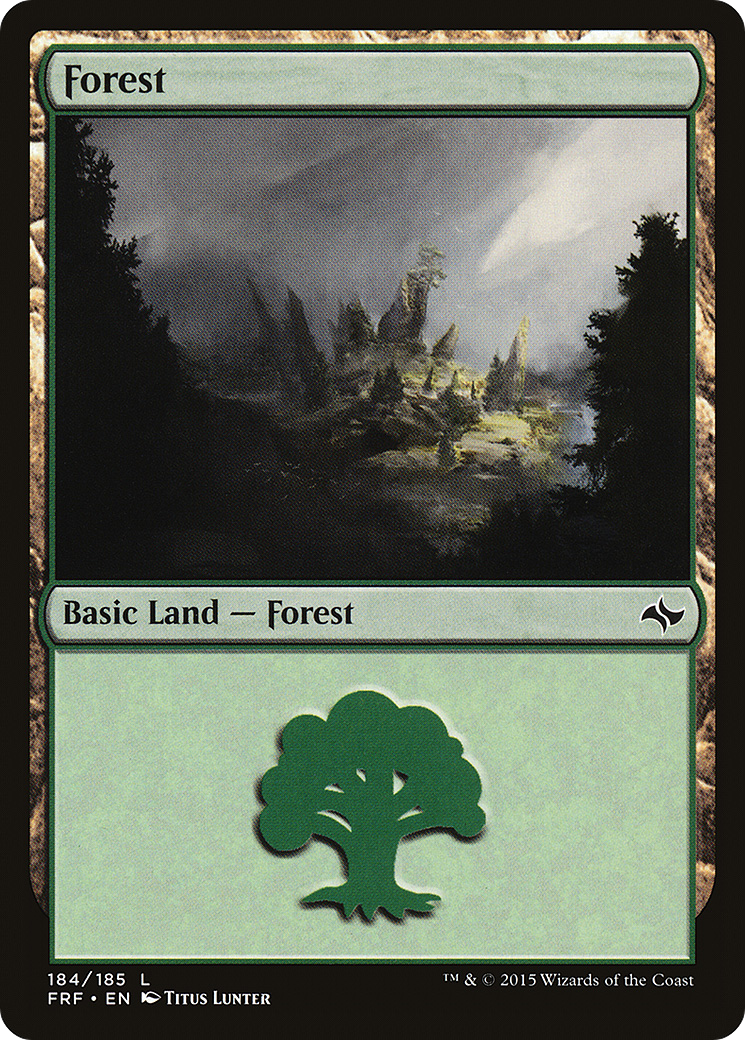 Forest (FRF-184) [Fate Reforged] MTG Single Wizards of the Coast
