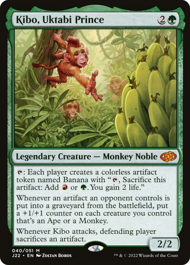 Kibo, Uktabi Prince (J22-040) [Jumpstart 2022] MTG Single Wizards of the Coast