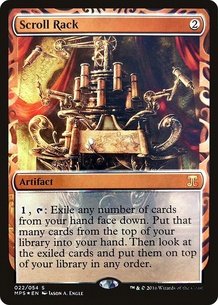 Scroll Rack (MPS-022) [Kaladesh Inventions] Foil MTG Single Wizards of the Coast