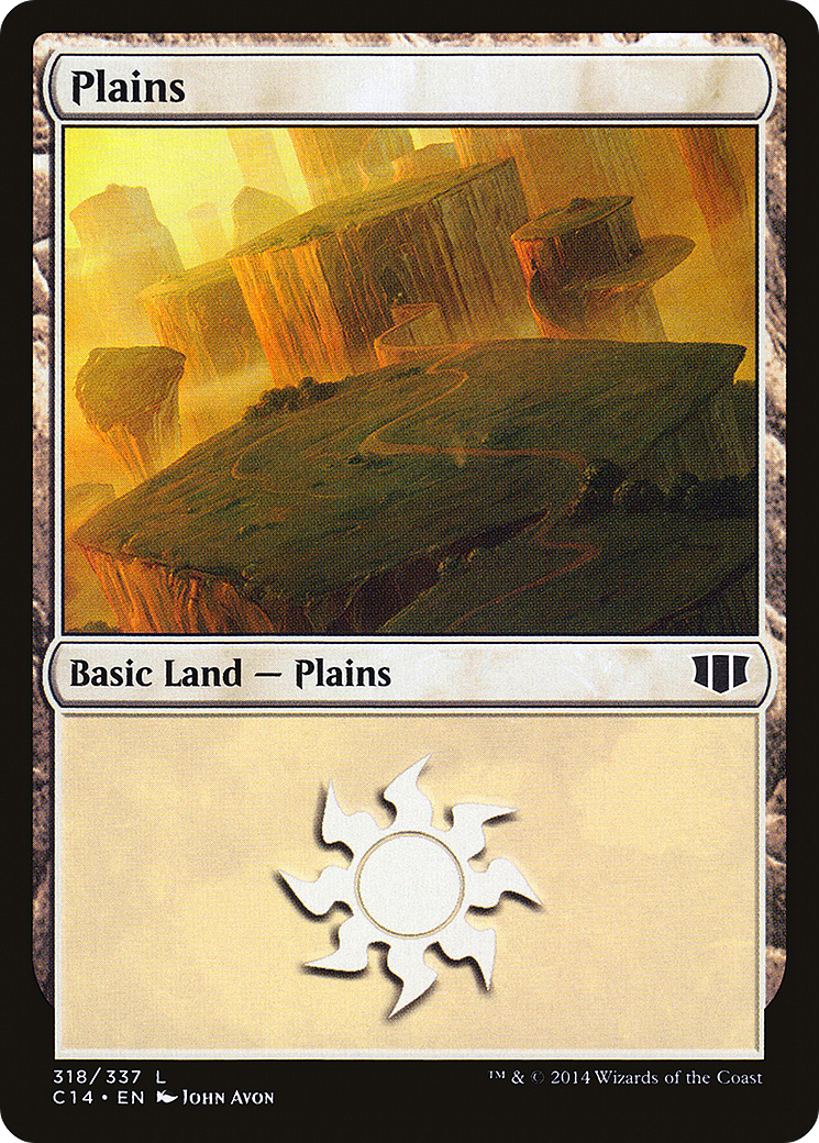 Plains (318) (C14-318) [Commander 2014] MTG Single Wizards of the Coast