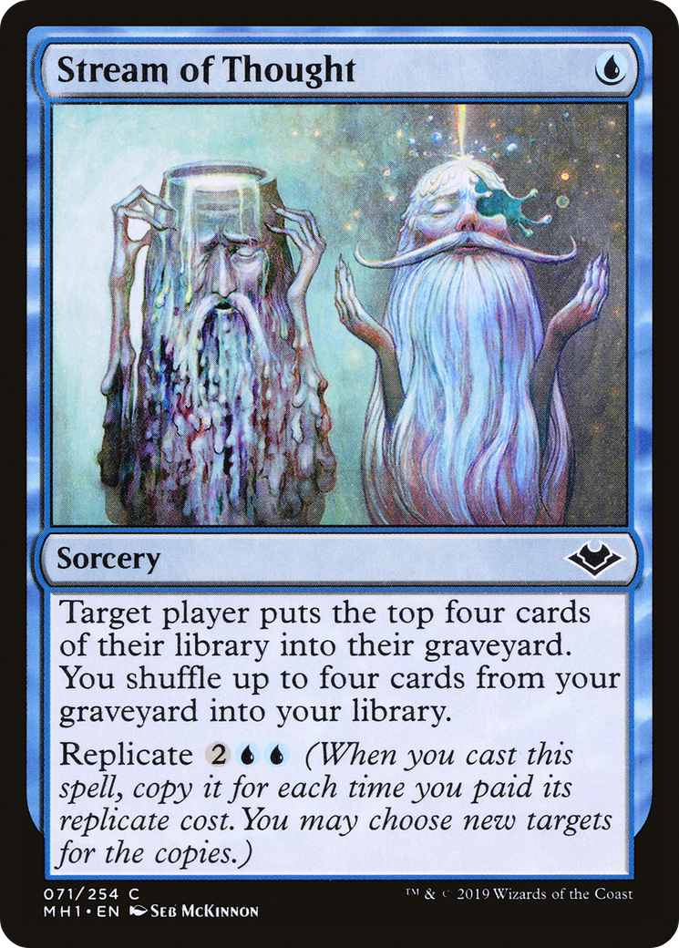 Stream of Thought (MH1-071) [Modern Horizons] Foil MTG Single Modern Horizons