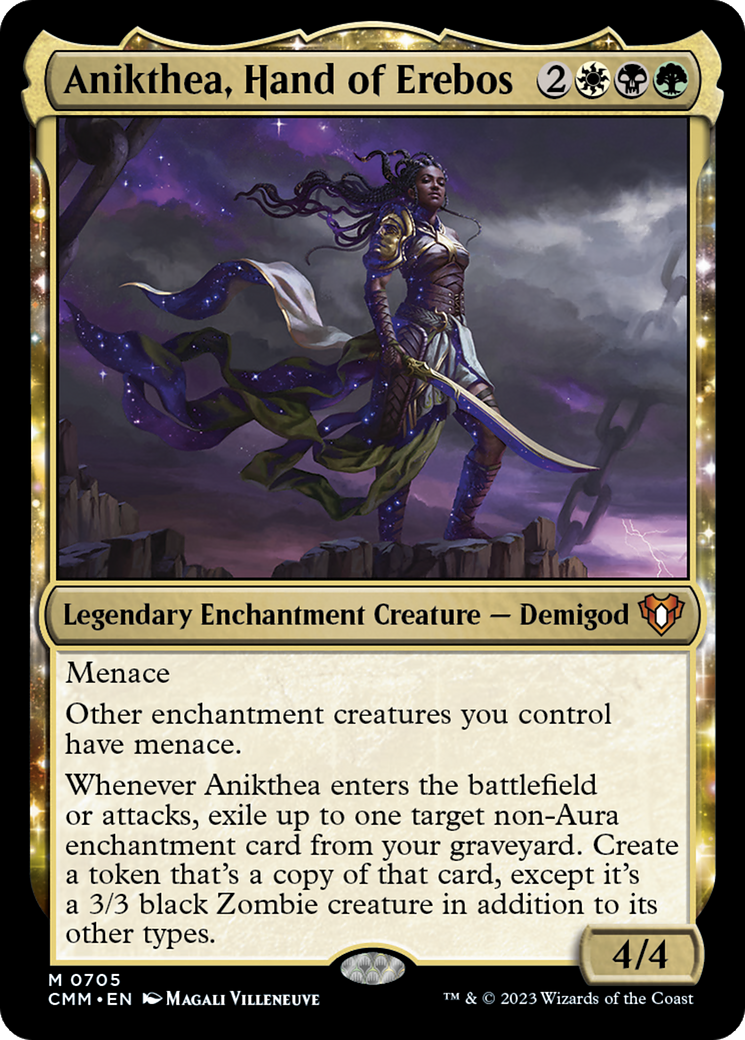 Anikthea, Hand of Erebos (CMM-705) [Commander Masters] Foil MTG Single Wizards of the Coast