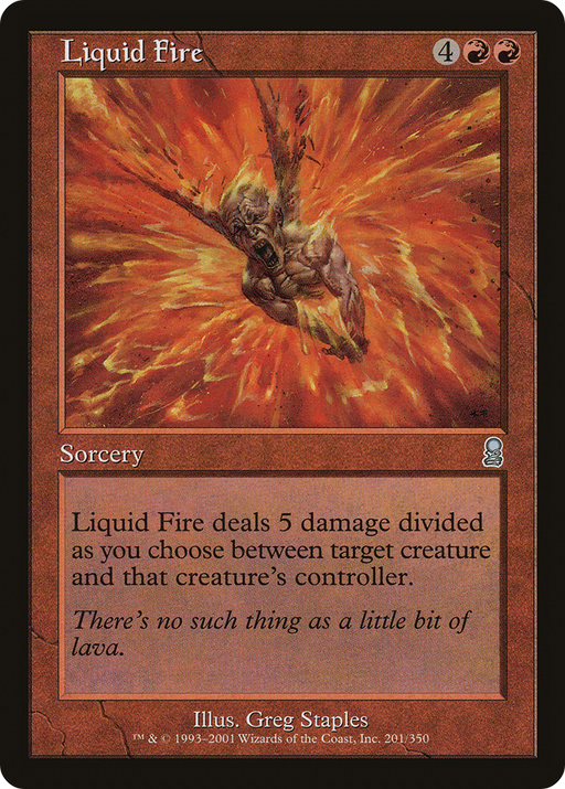 Liquid Fire (ODY-201) [Odyssey] MTG Single Wizards of the Coast