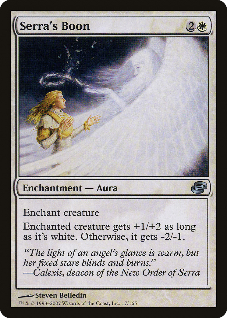Serra's Boon (PLC-017) [Planar Chaos] Foil MTG Single Planar Chaos