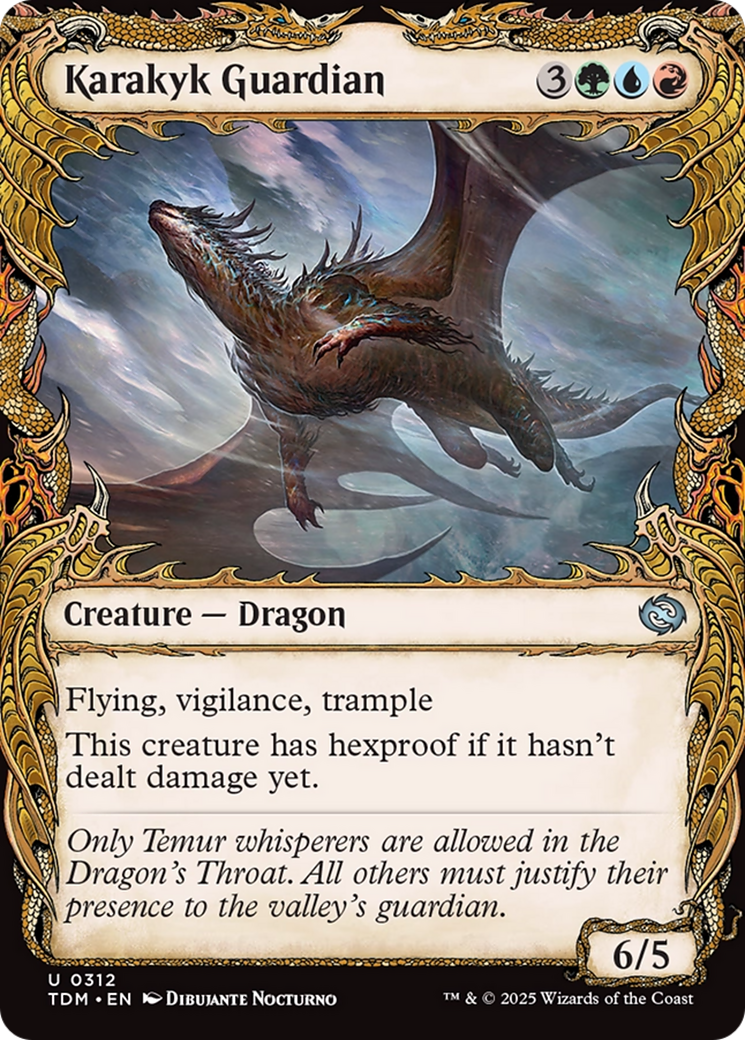 Karakyk Guardian (Showcase) (TDM-312) [Tarkir: Dragonstorm] MTG Single Wizards of the Coast