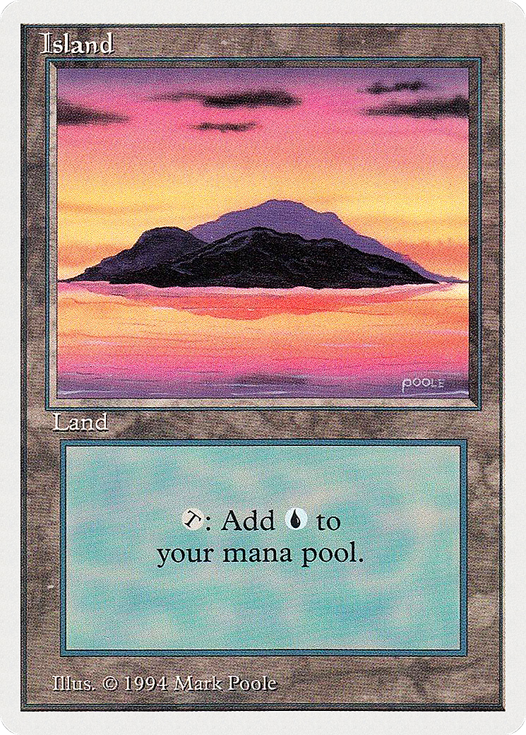 Island (SUM-295) [Misc] Summer Magic / Edgar MTG Single Wizards of the Coast