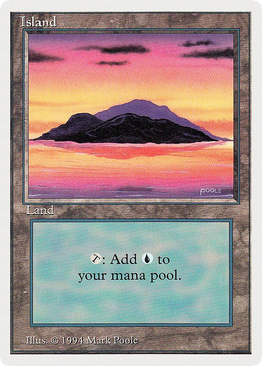 Island (SUM-295) [Misc] Summer Magic / Edgar MTG Single Wizards of the Coast