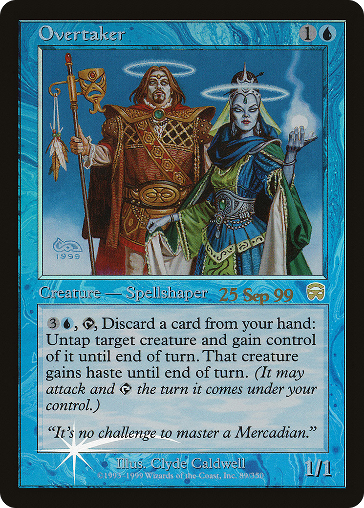 Overtaker (PRE-089) [Mercadian Masques Promos] Foil MTG Single Wizards of the Coast