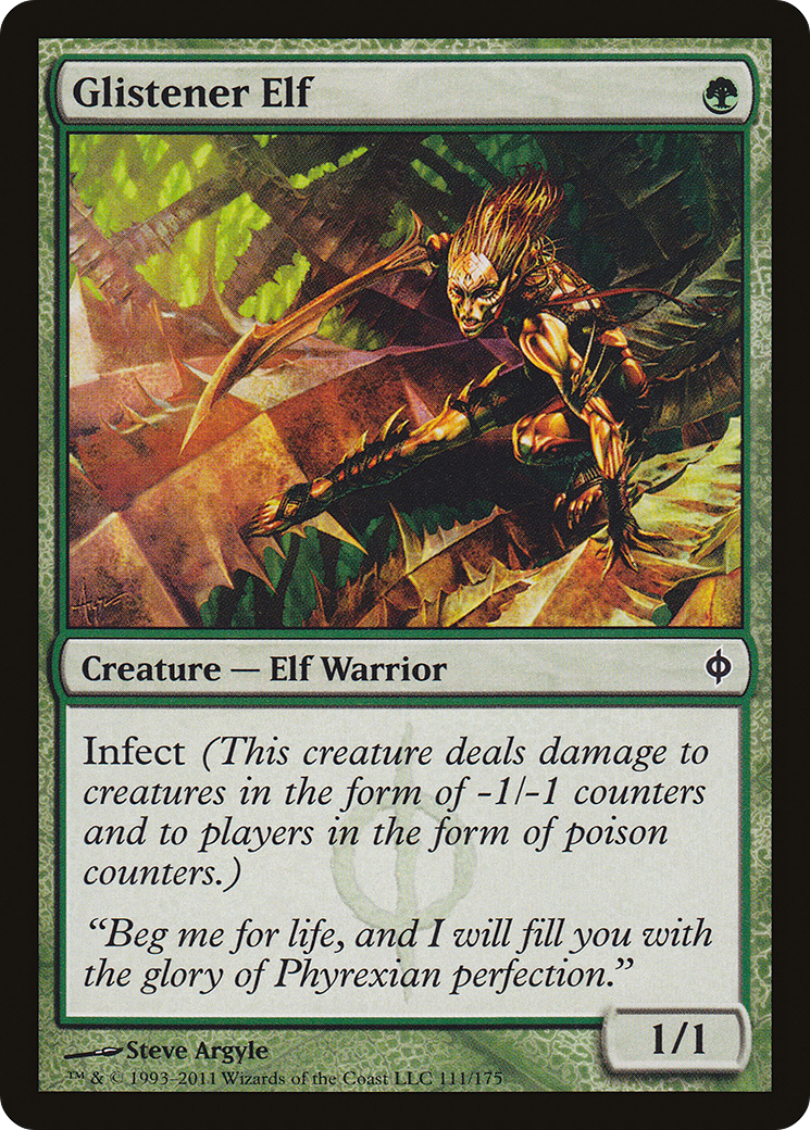 Glistener Elf (NPH-111) [New Phyrexia] MTG Single Wizards of the Coast