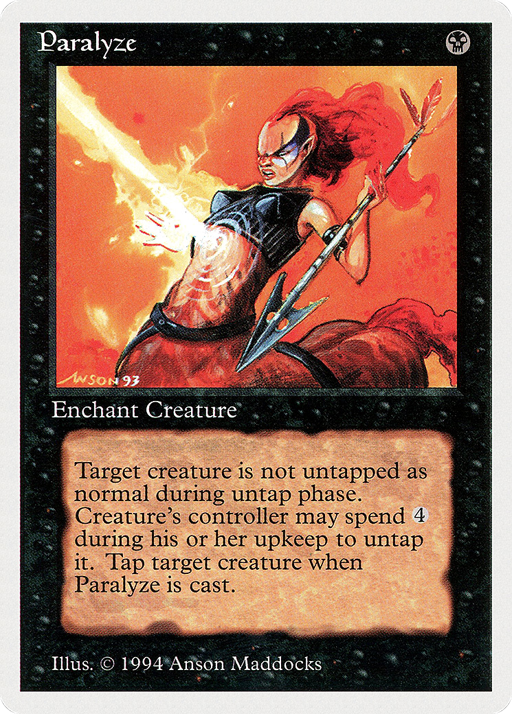 Paralyze (SUM-121) [Misc] Summer Magic / Edgar MTG Single Wizards of the Coast