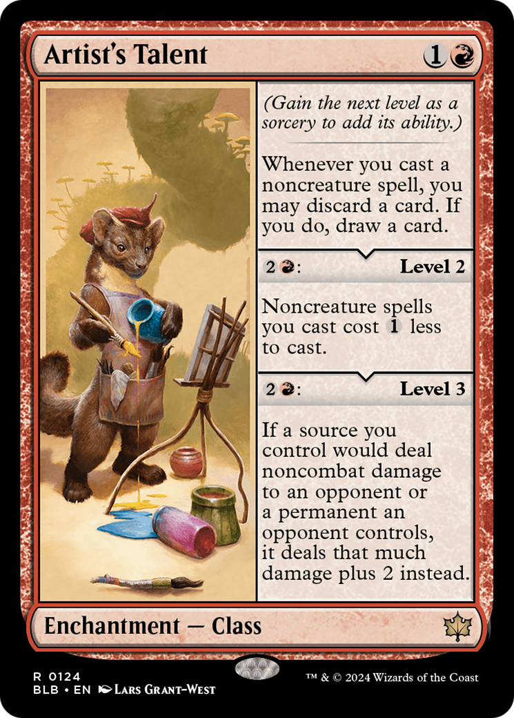 Artist's Talent (BLB-124) [Bloomburrow] MTG Single Wizards of the Coast