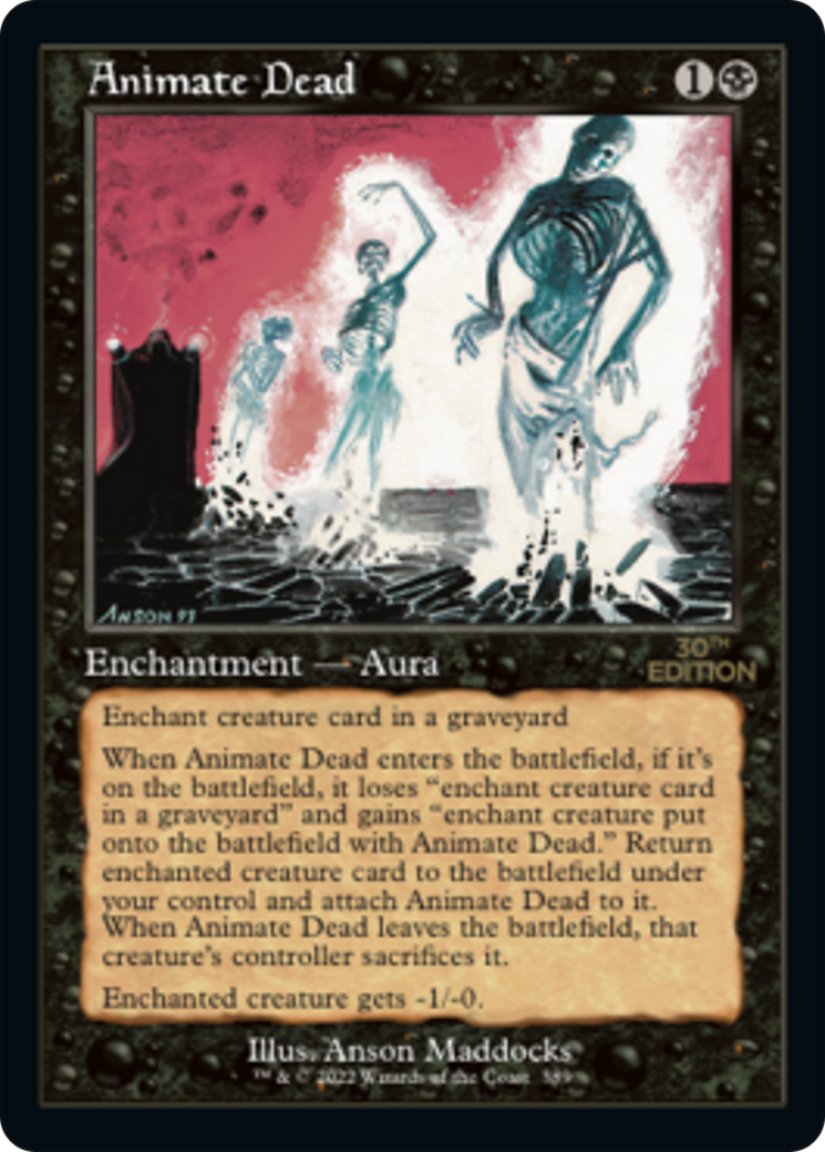 Animate Dead (30A-389) [30th Anniversary Edition] MTG Single Wizards of the Coast