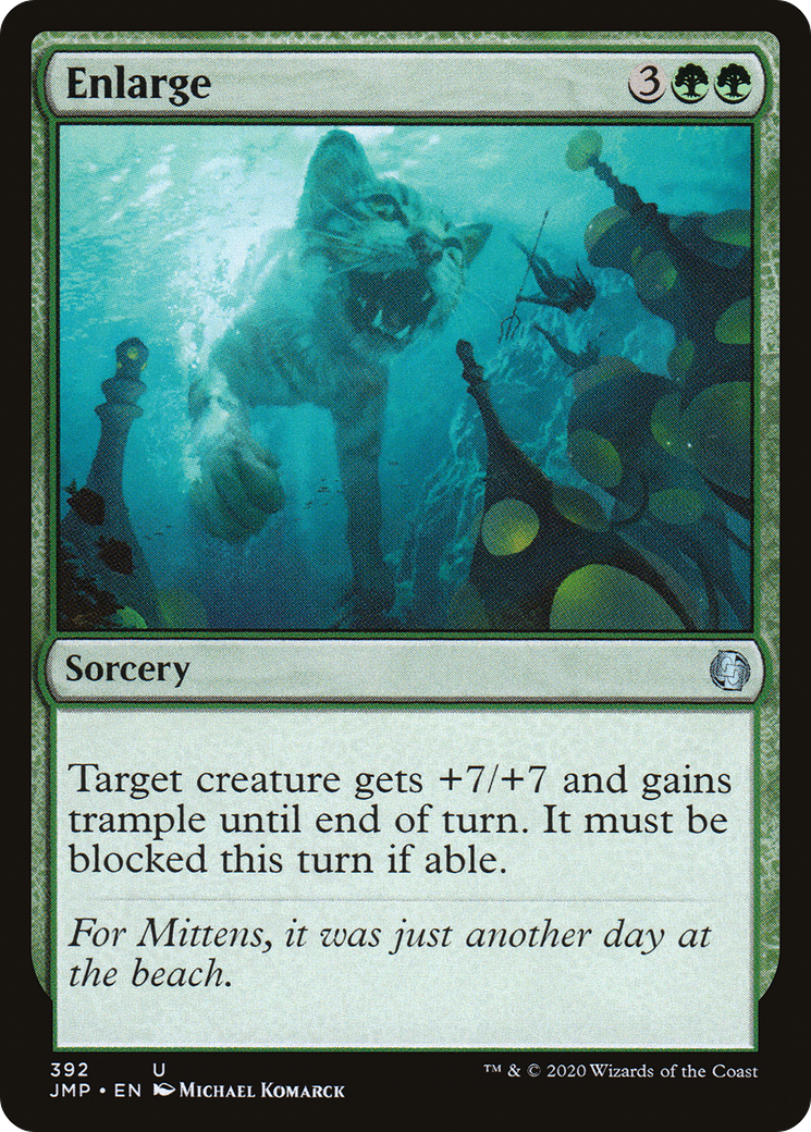 Enlarge (JMP-392) [Jumpstart] MTG Single Wizards of the Coast