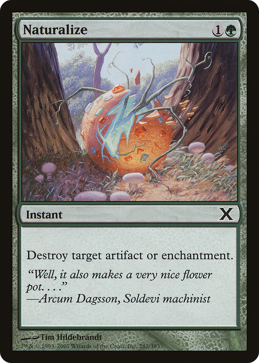 Naturalize (10E-282) [Tenth Edition] MTG Single Wizards of the Coast