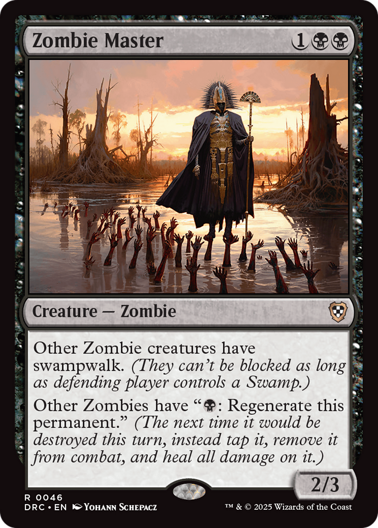 Zombie Master (DRC-046) [Aetherdrift Commander] MTG Single Wizards of the Coast