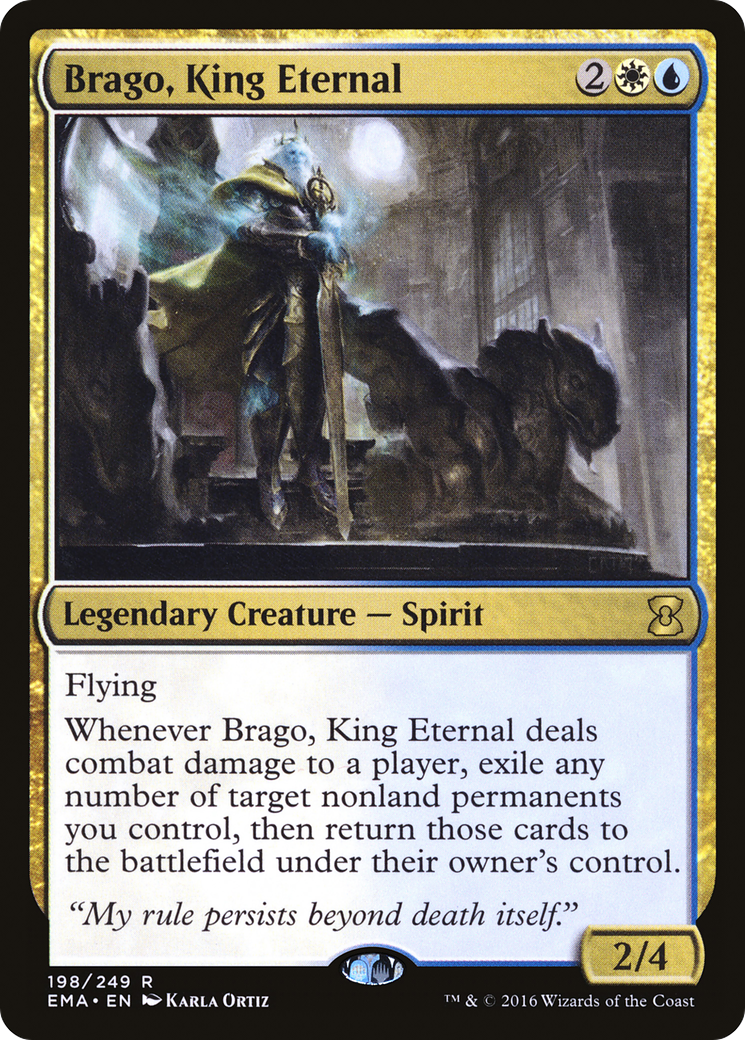 Brago, King Eternal (EMA-198) [Eternal Masters] Foil MTG Single Wizards of the Coast
